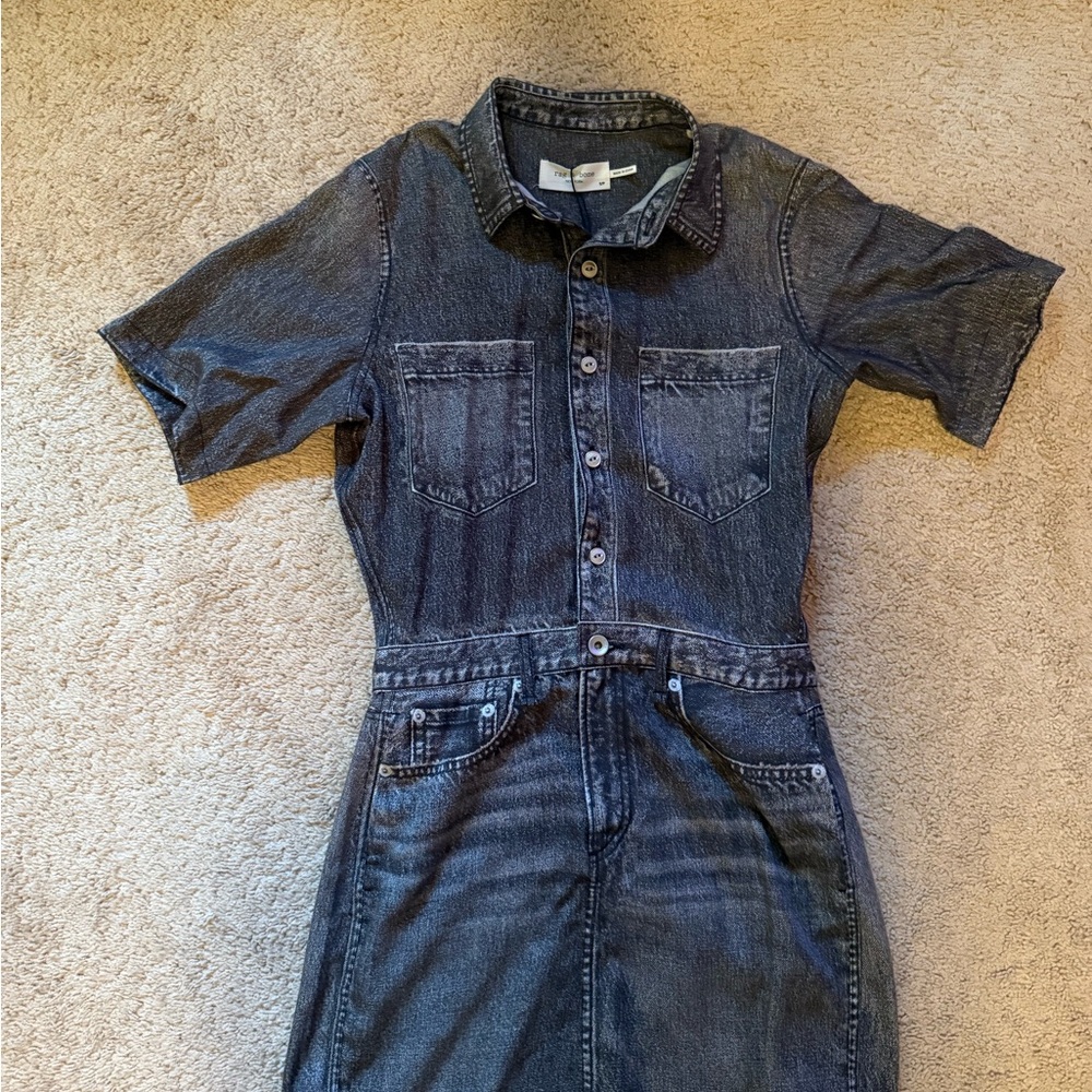 Rag & Bone Faux Denim Dress - size S